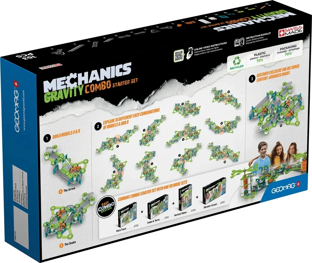 Trefl Mechanika Gravity RE Combo Starteris Rinkinys Hero GEOMAG GEO-757