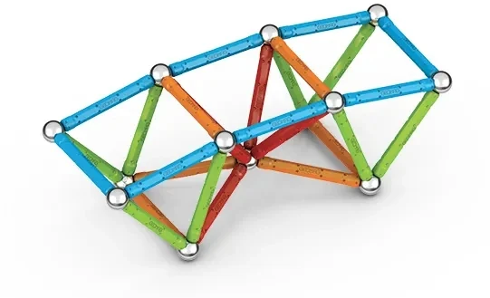 Trefl Supercolor RE magnetiniai blokeliai 60 elementų GEOMAG GEO-384