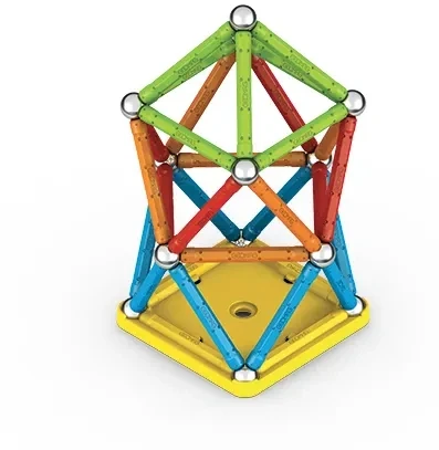 Trefl Supercolor RE magnetiniai blokeliai 60 elementų GEOMAG GEO-384