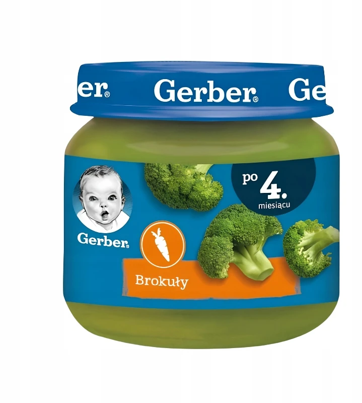 Gerber Dinner Brokoliai Daržovės nuo 4 mėnesių 80 g