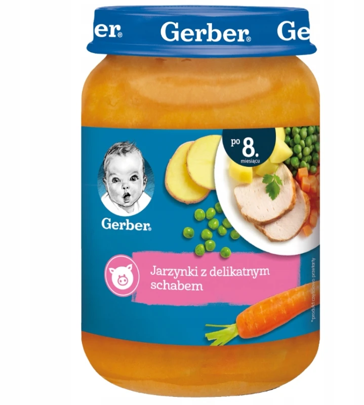 GERBER DINNER dietos prailginimo rinkinys vaikams po 6 mėnesių 6x190g