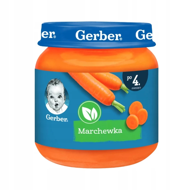 Gerber Morkų vakarienė 4 m+ 80 g