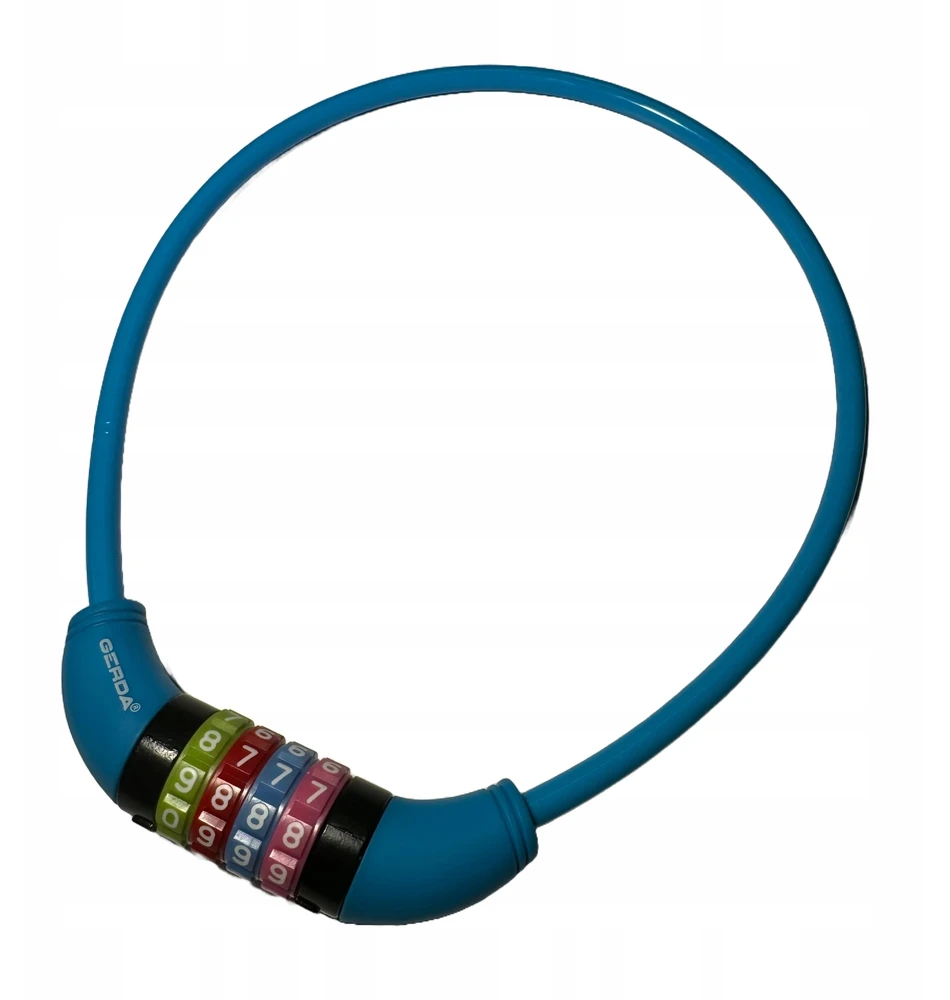 Gerda Baby Combo Flex 650/8c - rožinė kodinė dviračio spyna