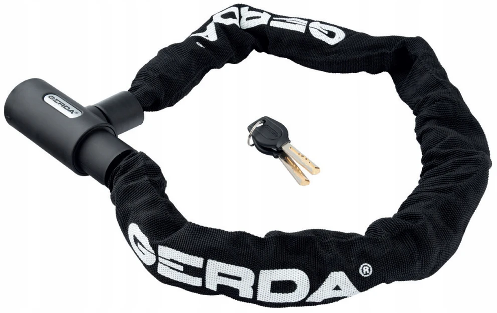 GERDA CONTRA užsegimas 1200/6V juoda grandinėlė