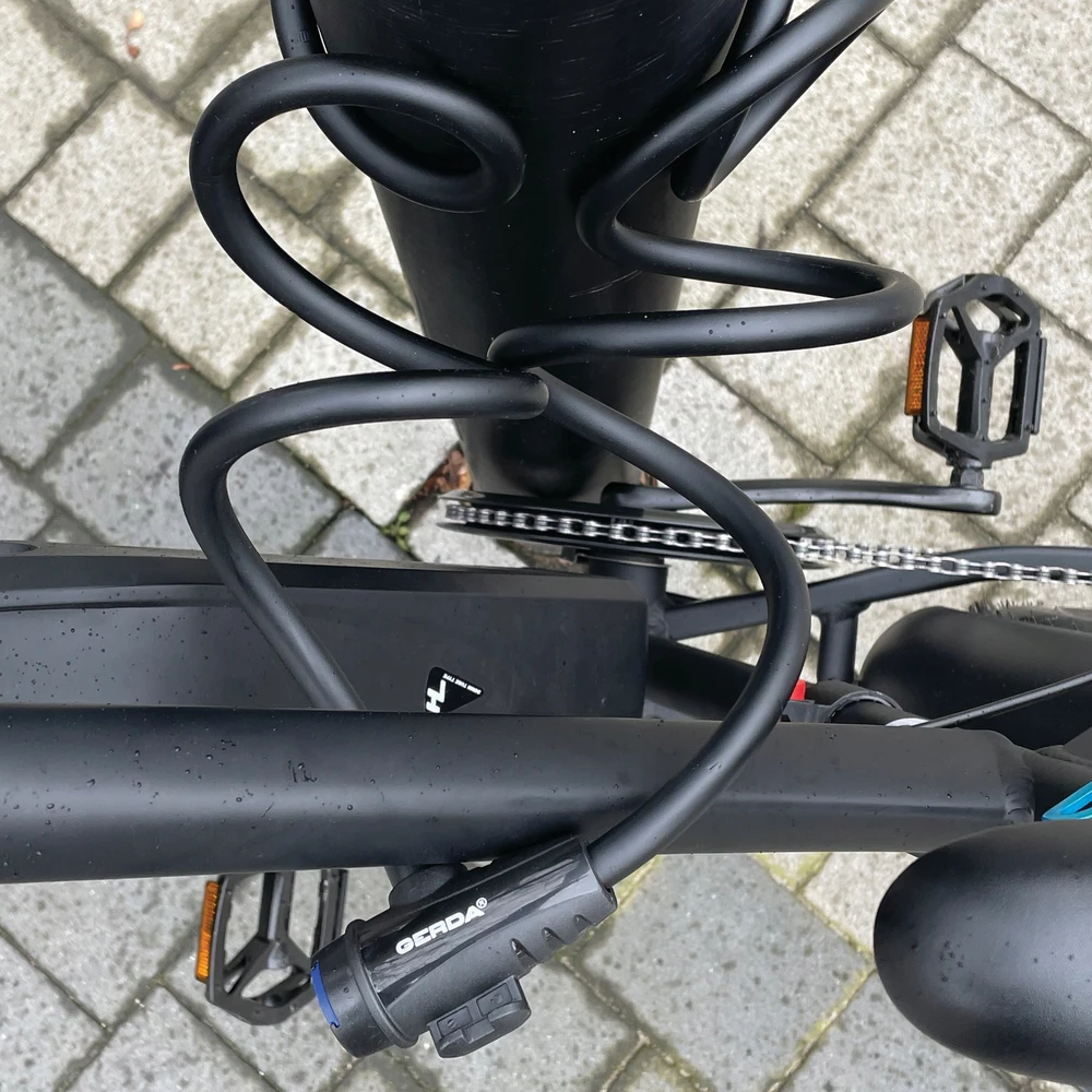Gerda Flex Max 1800/12t – 180cm dviračio užraktas su 12mm trosu