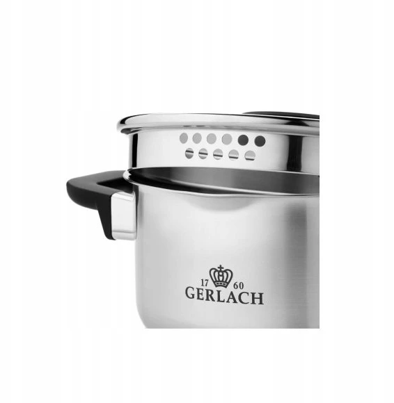 GERLACH AMBIENTE PLUS Puodas 5 l su dangteliu 24 cm