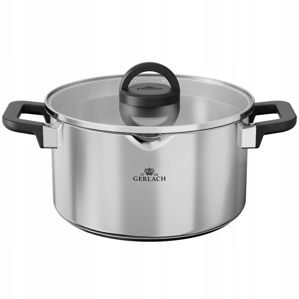 GERLACH AMBIENTE PLUS Puodas 5 l su dangteliu 24 cm