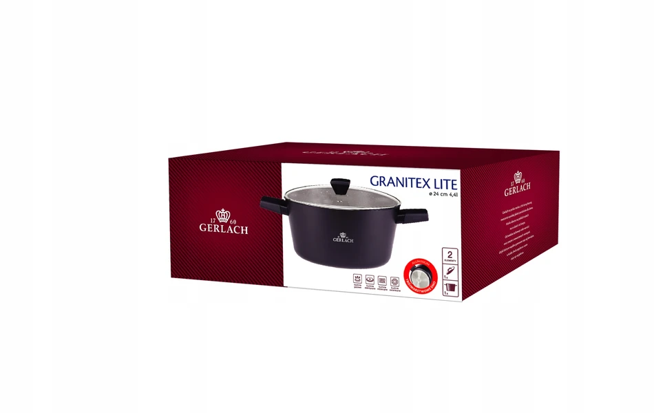 Gerlach GRANITEX puodas 24 cm 4,4L
