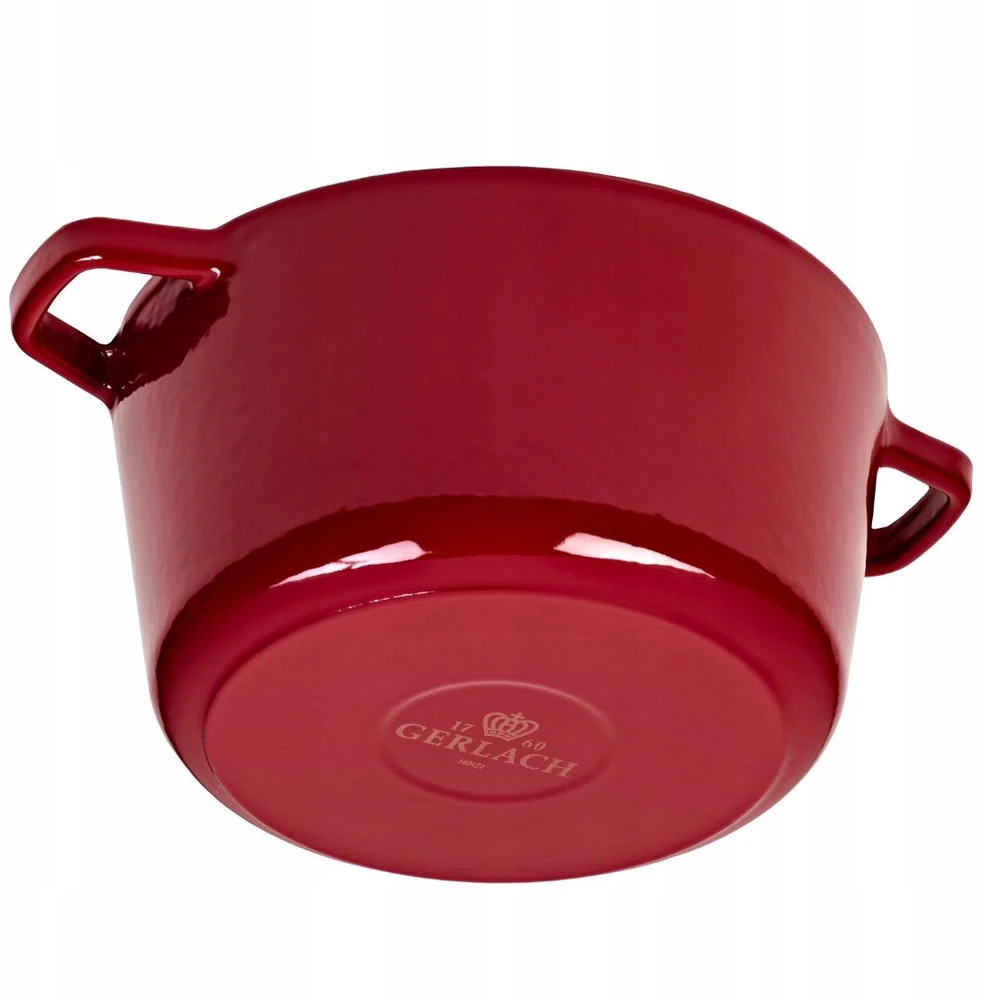 Gerlach Ketaus puodas 3 l NATUR IRON bordo