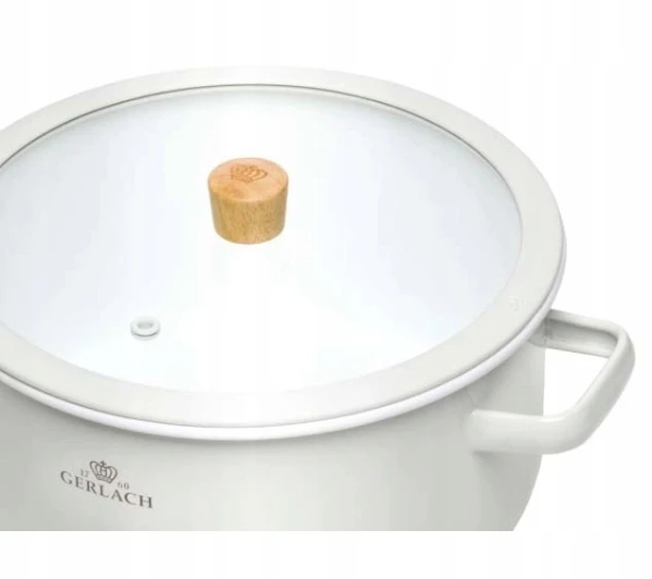 Gerlach Natur Enamel Induction Emamel puodų rinkinys, 6 vnt
