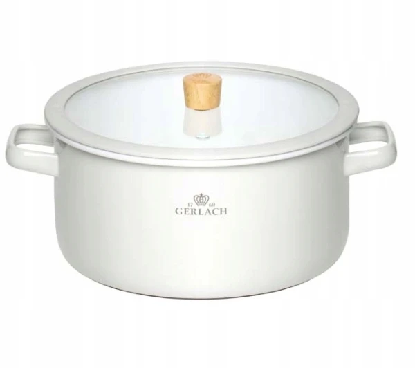 Gerlach Natur Enamel Induction Emamel puodų rinkinys, 6 vnt