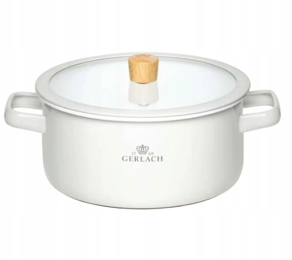 Gerlach Natur Enamel Induction Emamel puodų rinkinys, 6 vnt