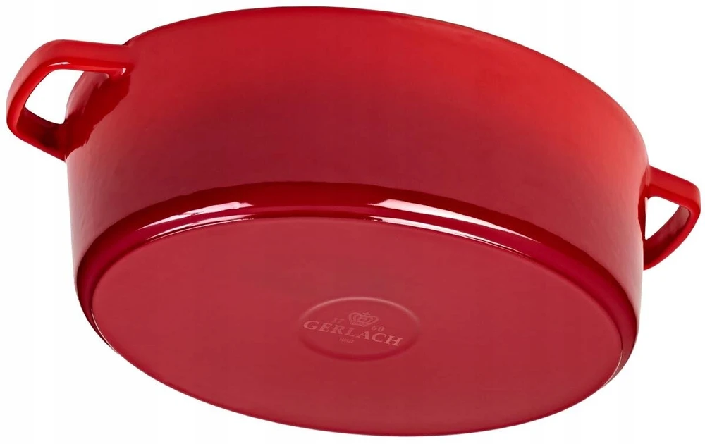 GERLACH Natur Iron ketaus kepimo keptuvė 31 cm Raudona