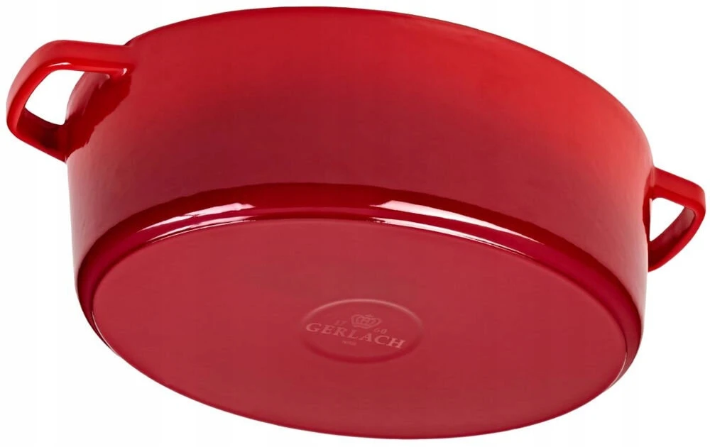 GERLACH Natur Iron ketaus kepimo keptuvė 31 cm Raudona