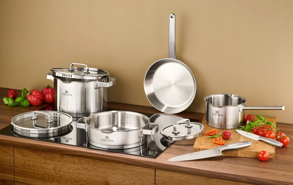 Gerlach PRESTIGE Plus Puodas su dangteliu 24 cm - 6 l