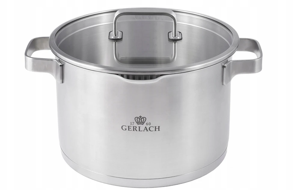 Gerlach PRESTIGE Plus Puodas su dangteliu 24 cm - 6 l