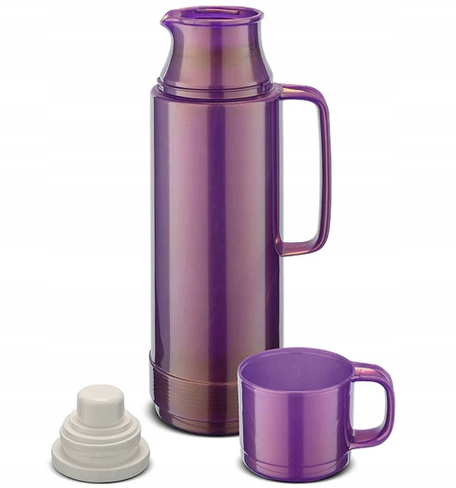GERMAN ROTPUNKT termosas 80 3/4 L GLASS Thermo INSERT + patikimas puodelis