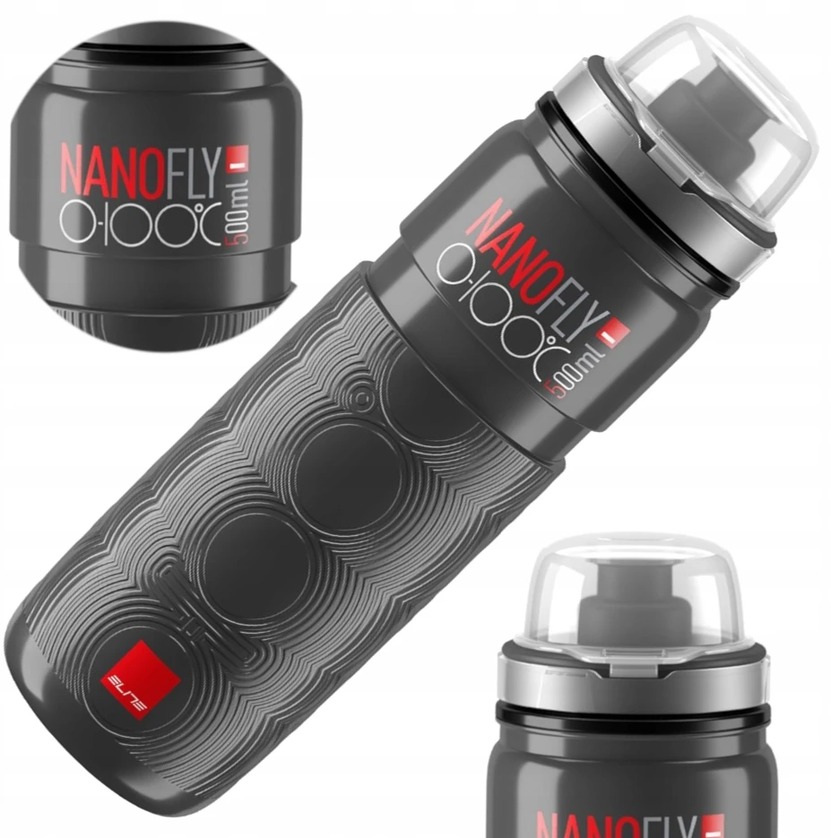 Gertuvė ELITE Nanofly 0-100° Thermo // 500 ml (tamsiai pilka)