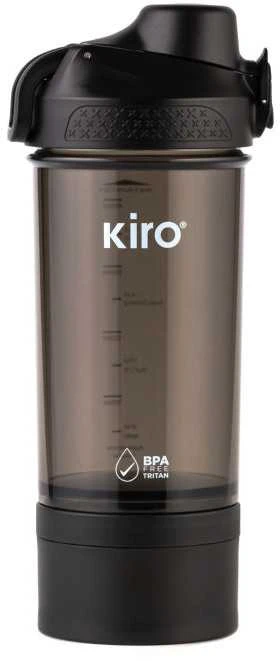 Gertuvė Kiro KI1109BL, 550 ml, skirta kokteilių plakimui, juodos spalvos
