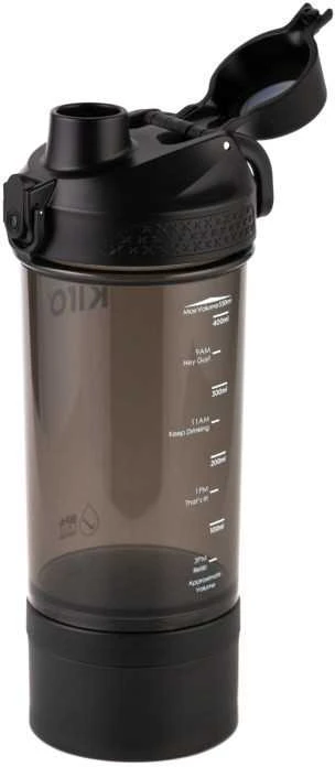 Gertuvė Kiro KI1109BL, 550 ml, skirta kokteilių plakimui, juodos spalvos