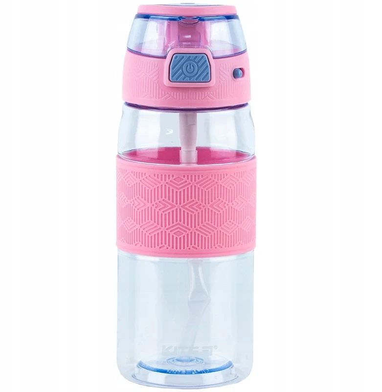 Gertuvė Kite, 600ml, su užrakinamu dangteliu, rožinės sp. tritano plastikas