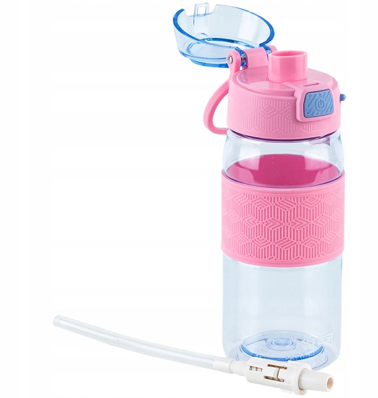 Gertuvė Kite, 600ml, su užrakinamu dangteliu, rožinės sp. tritano plastikas