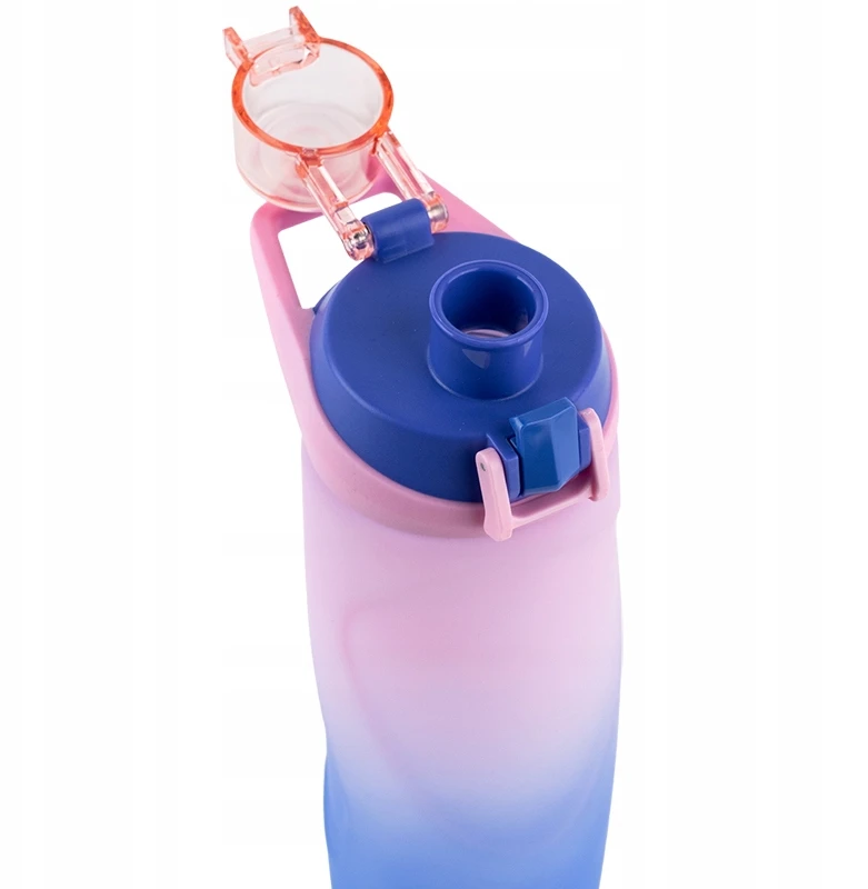 Gertuvė Kite, 760ml, su užrakinamu dangteliu, mėlynos/rožinės sp. tritano plastikas