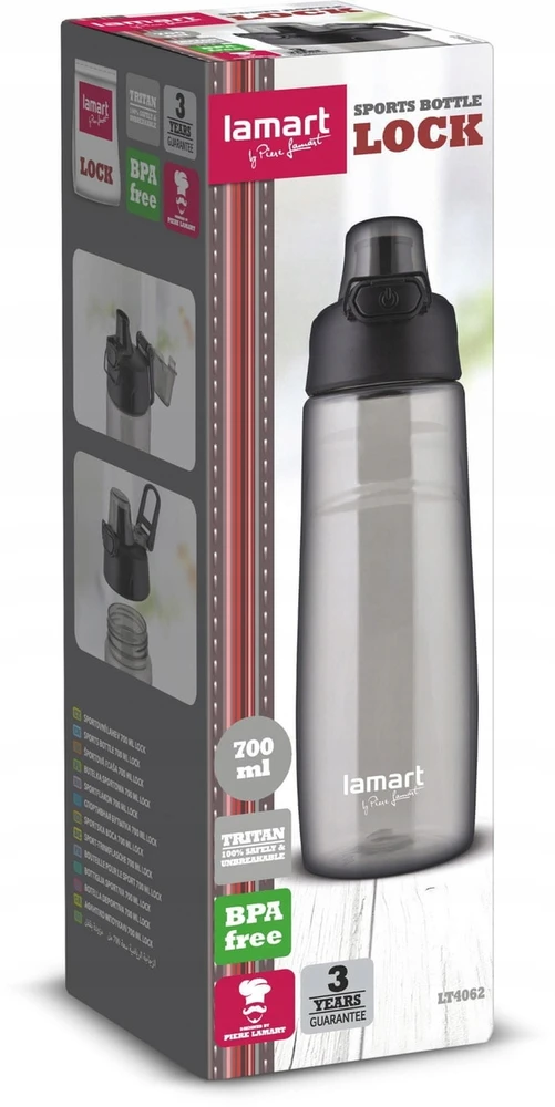 Gertuvė Lamart LT4061, 700 ml, juoda