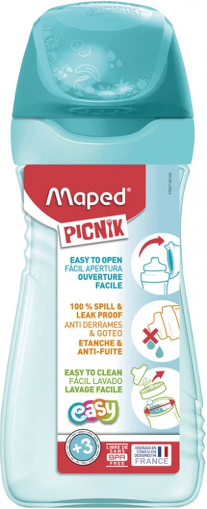 Gertuvė Maped Picnik Kids Origins 430 ml, šviesiai mėlyna
