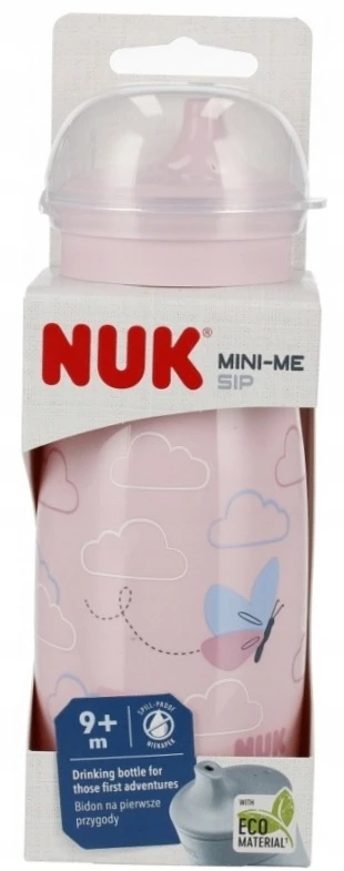 Gertuvė NUK Mini-Me, rožinė, 9+ mėn, 300 ml