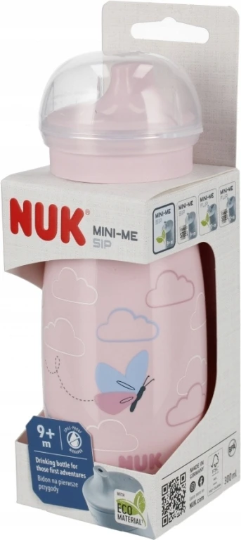 Gertuvė NUK Mini-Me, rožinė, 9+ mėn, 300 ml
