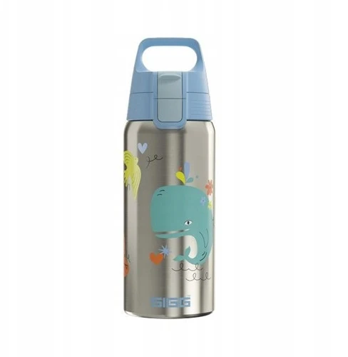 Gertuvė Sigg Kids Shield Therm One Whale Friend, 500 ml