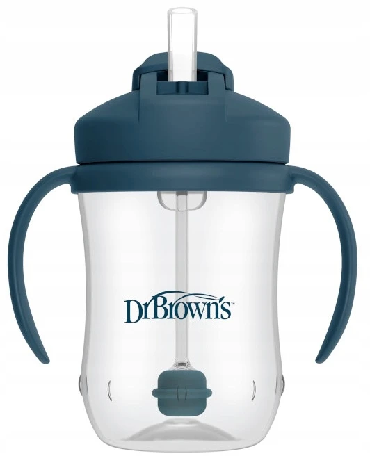 Gertuvė su šiaudeliu Dr. Brown's TC91105, 6 mėn+, 270 ml