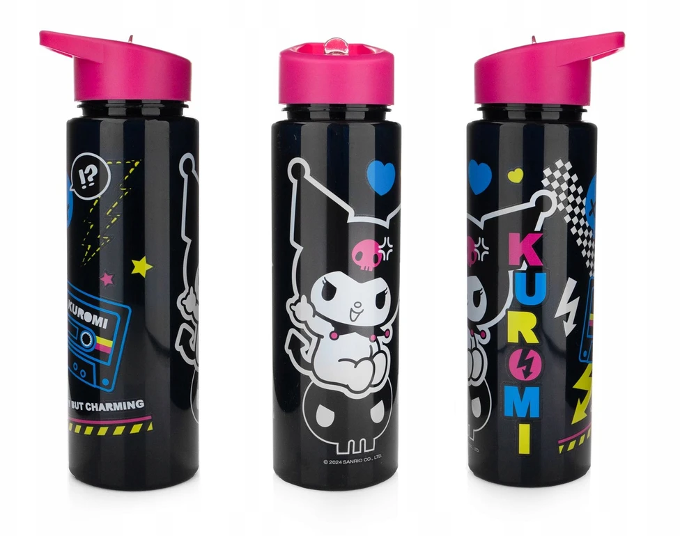 Gertuvė su šiaudeliu Pyramid Kuromi Punk Vibes, 500 ml