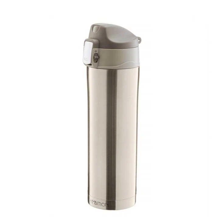 Termopuodelis su užraktu Glossy Ambition 420ml aukso spalvos