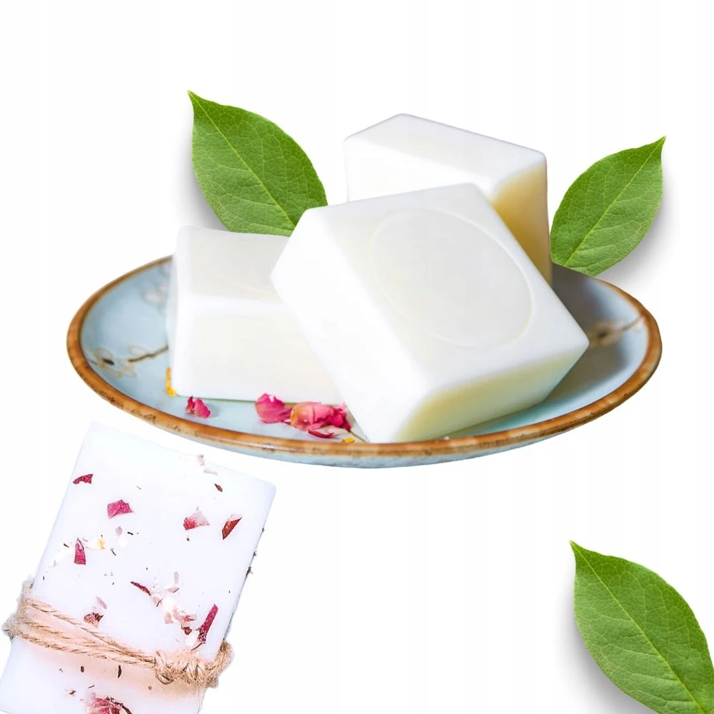 Gift Home Balto muilo pagrindo dirbtuvėse greitai išdžiūsta 1kg glicerino bazės muilams