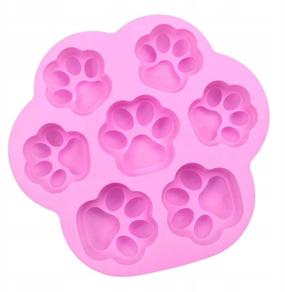 Gift Home Silikoninė forma "šunų letenos" muilui, žvakėms, gaminiams iš dervos