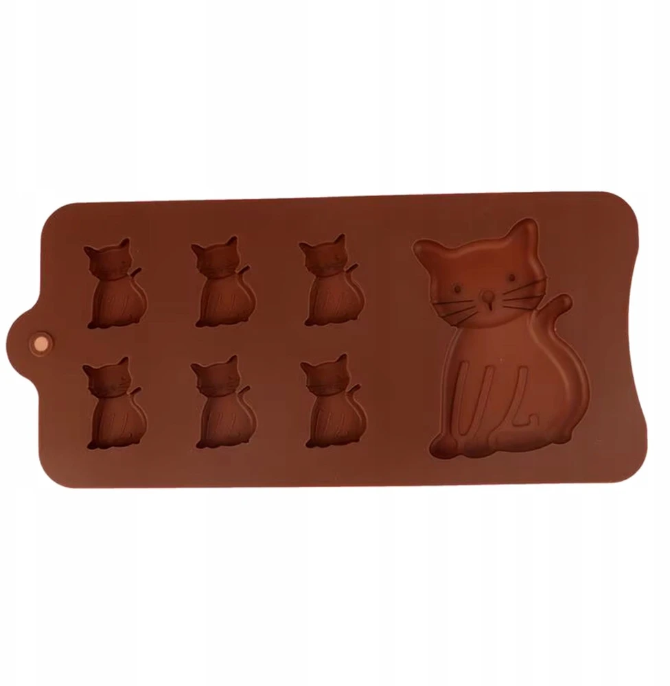 Gift Home Silikoninė forma vaško muilams CATS kačiukams 7 vnt. GH-FS228