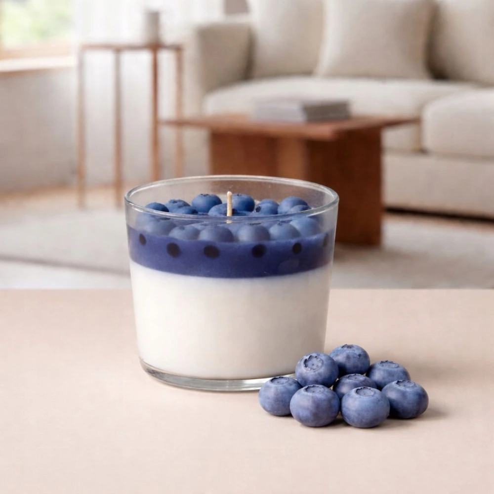 Gift Home Silikoninė formelė BLUEBERRY vaisių formos žvakių dekoracija 11 vnt GH-FS345