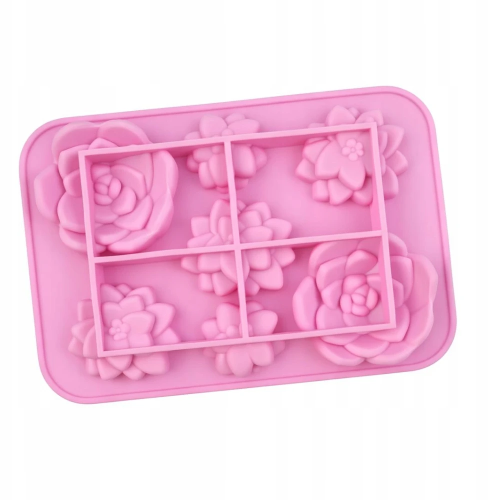 Gift Home Silikoninės formos SPRING FLOWERS forma muilo ir vaško liejiniams gaminti