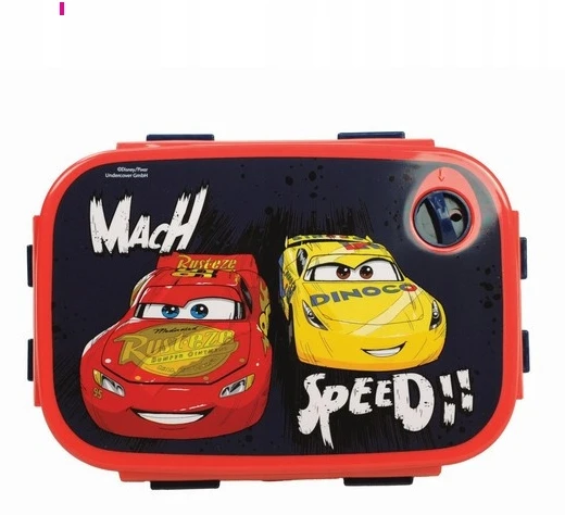 GIM Dėžutė maistui Cars Zygzak Mcqueen, mikrobangų krosnelėje tinkama
