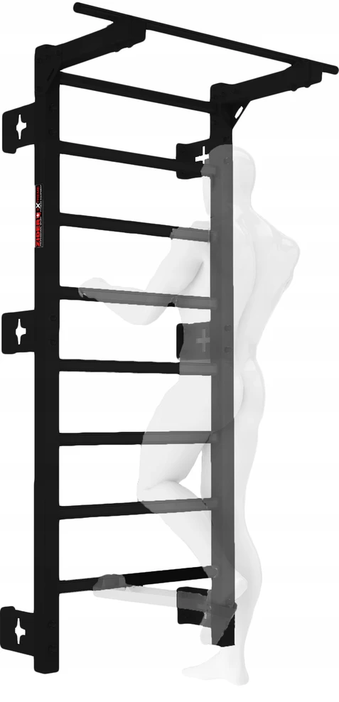 Gimnastikos kopėtėlės Zider, 215.5 cm, baltos
