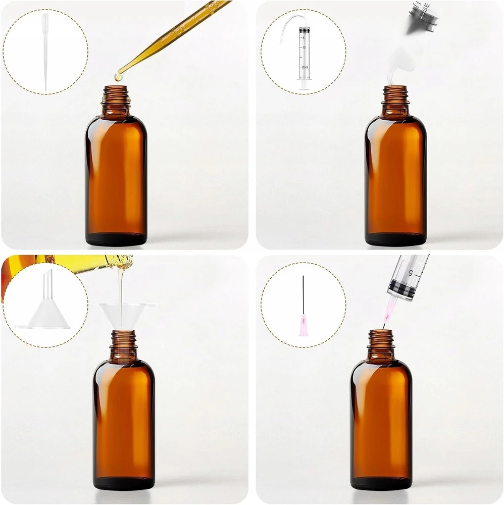 GINTARO 6X10ML GLASS LAŠINTUVIŲ ALIEJAI KVEPALAI SKYSČIAI