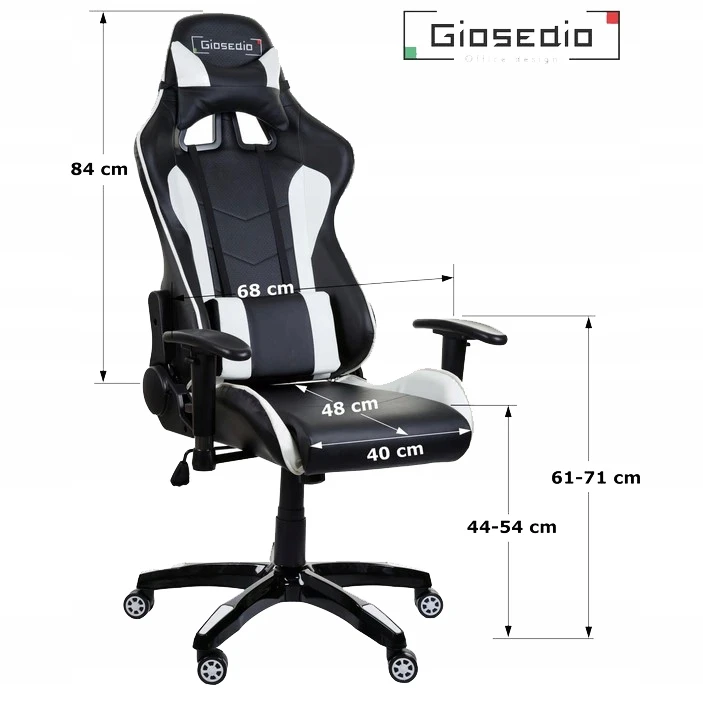 Giosedio Fotel dla gracza ERGONOMICZNY nowoczesny GAMINGOWY