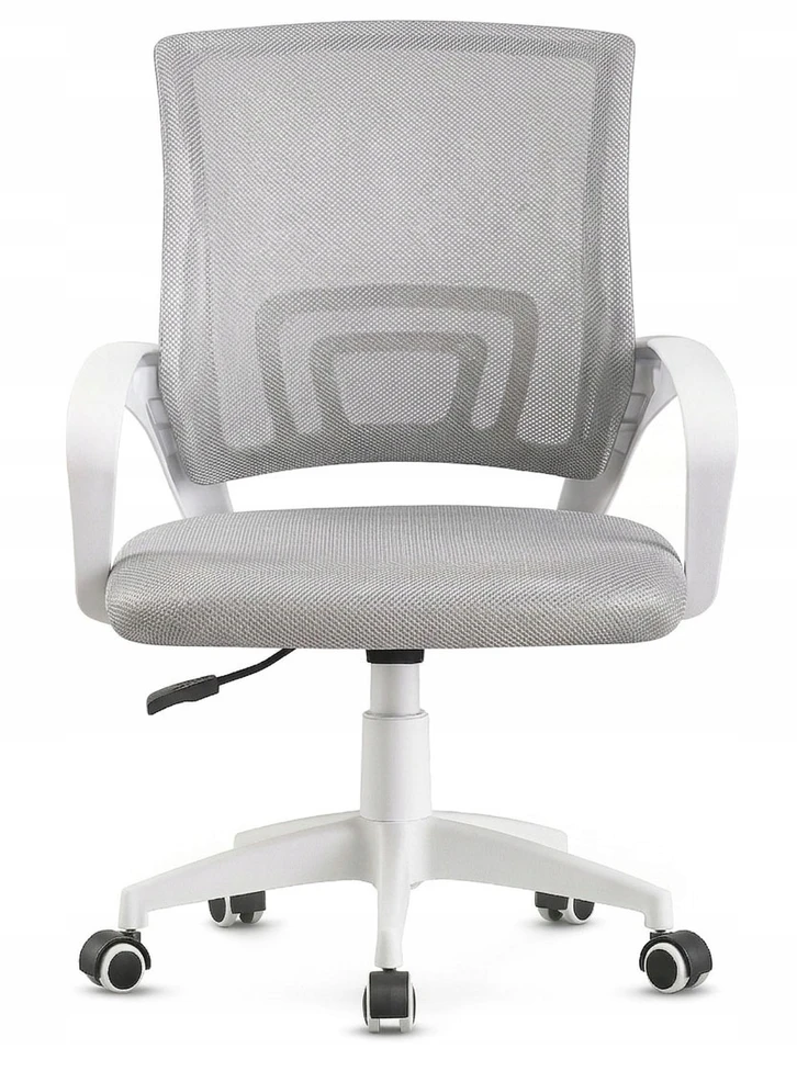 Giosedio Pilka Fotel biurowy Obrotowy ergonomiczny, młodzieżowe krzesło NFX011