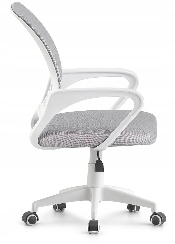 Giosedio Pilka Fotel biurowy Obrotowy ergonomiczny, młodzieżowe krzesło NFX011