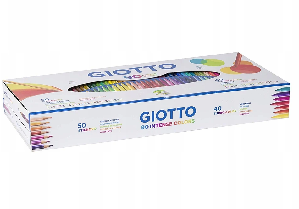 Giotto Rinkinys 50sp pieštukų+40sp flomasterių 257500 FILA