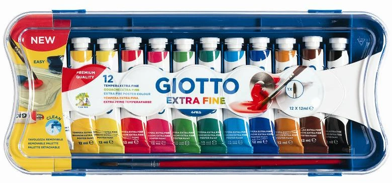 Giotto Temperos dažų rinkinys 12vnt*12ml F304000 FILA