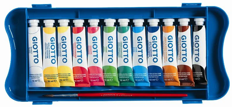 Giotto Temperos dažų rinkinys 12vnt*12ml F304000 FILA
