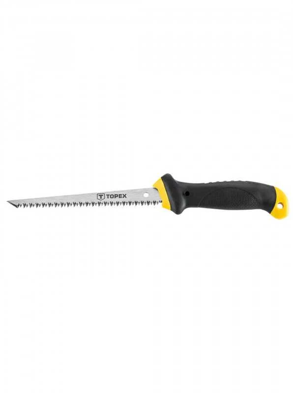 Gipso kartono pjūklas TOPEX 150 mm, grūdinti dantys